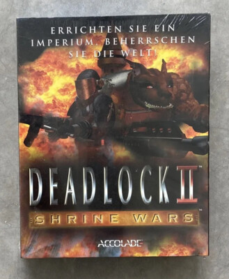 PC CD-ROM: Deadlock II Shrine Wars - Big Box Accolade - Neu & OVP