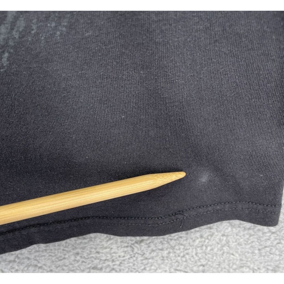 MMA Elite Shirt Men XXL Black Multicolor Two Sided Skull Crosses Grunge