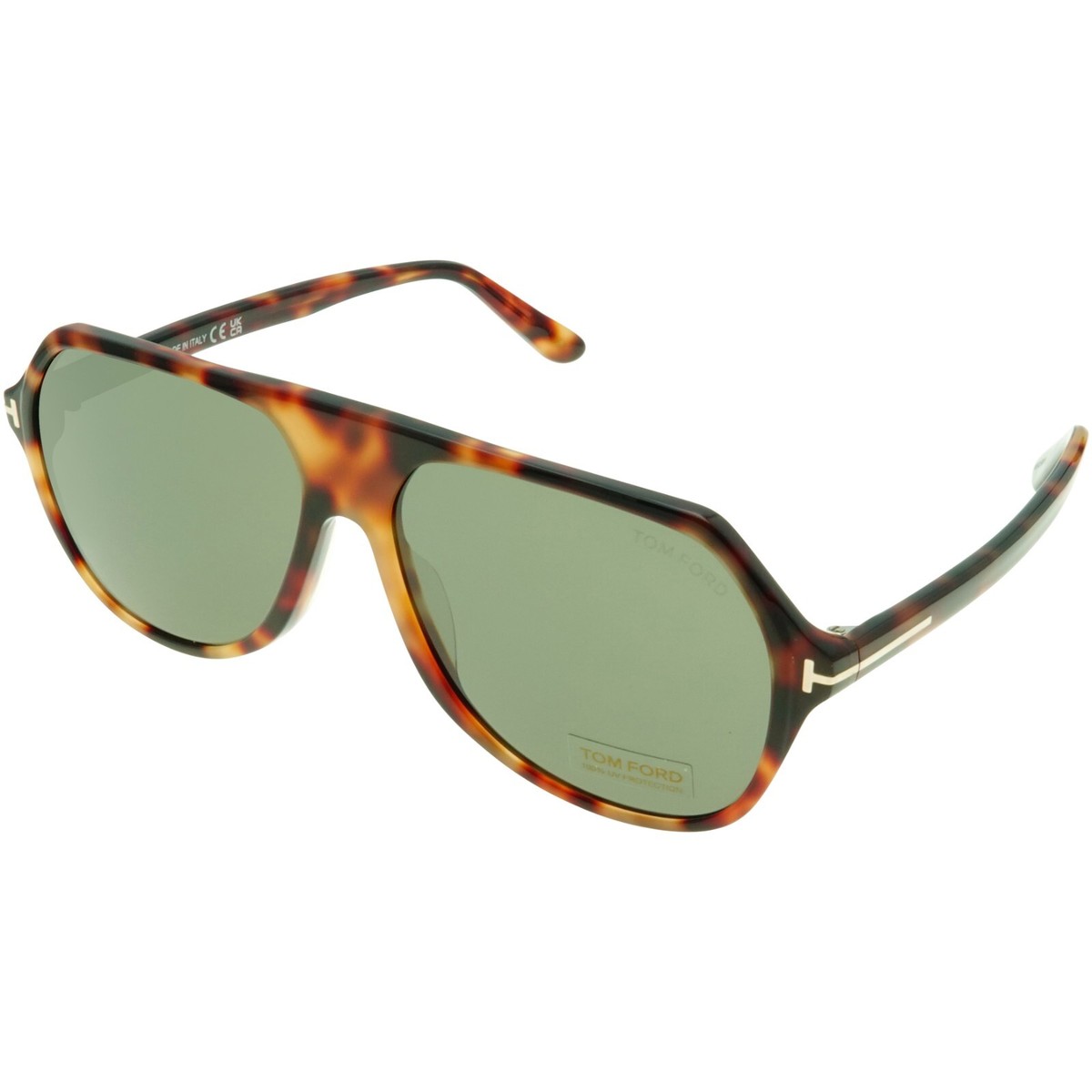 Tom Ford Navigator Sunglasses FT0934 53N Hayes Blonde Havana Green