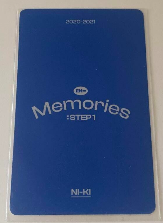 Enhypen NI-KI Memories STEP 1 Digital Code ver Official Photocard