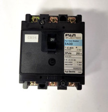 Fuji Auto Breaker EA33 41-8974, 3 pole 20a, AC220V