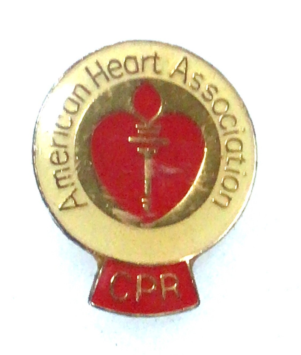 American Heart Association CPR Pin S4 | eBay