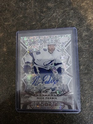 2022-23 Upper Deck Ice White Snowflake Rookie Auto Nick Perbix Card# 136