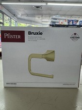 Pfister Bruxie Wall Mounted Hand Towel Holder in Brushed Gold