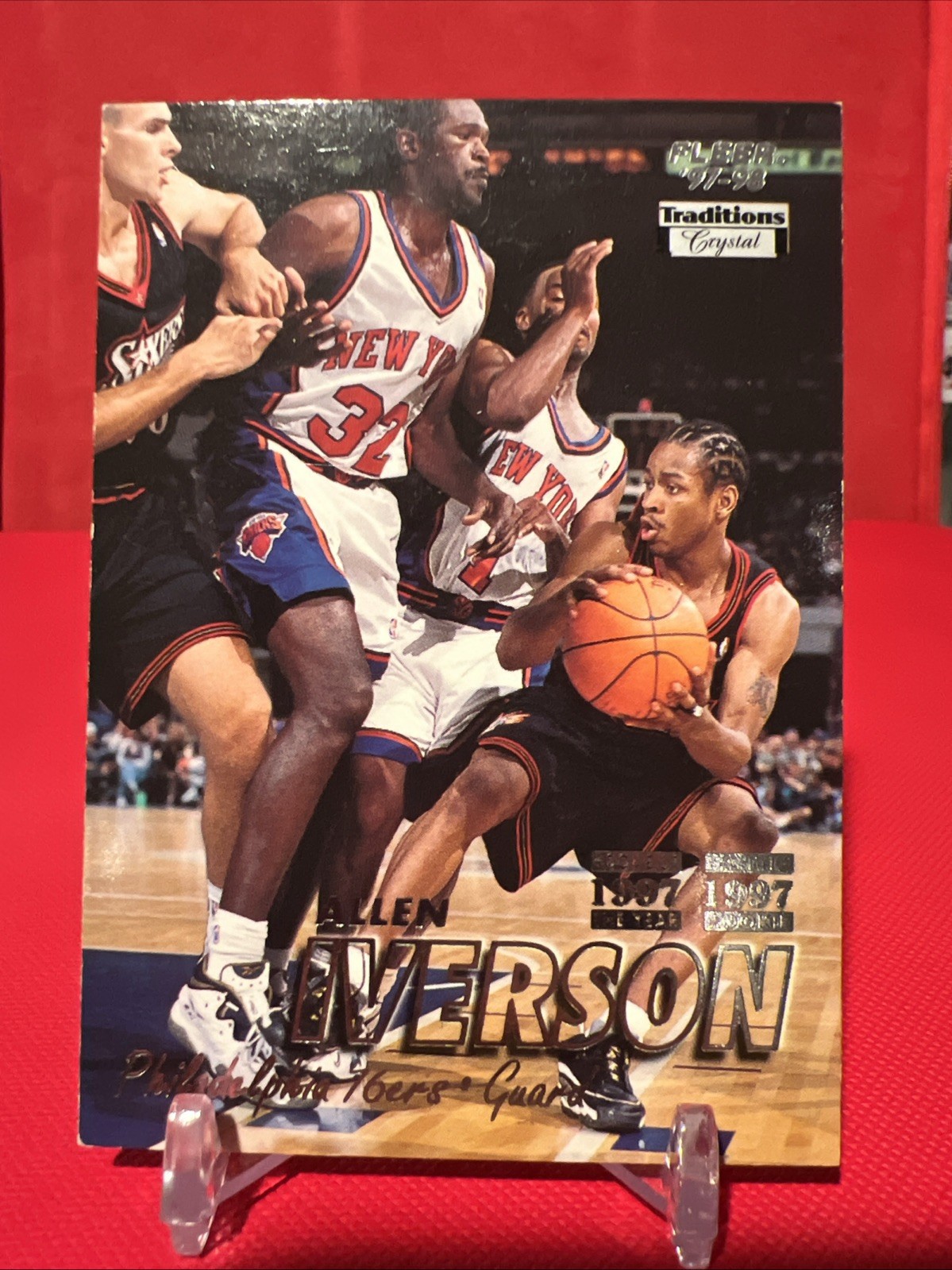 1997-98 Fleer - Allen Iverson #300 Crystal