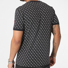 T-shirt Guess Manches Courtes Noir Homme - Tailles XS à XL - Neuf Avec étiquettes
