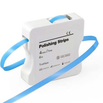 Dental Polishing Strips 4mm x 6M Abrasive Finishing Strip for Teeth Whitening Bl
