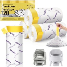 120 Count Automatic Cat Litter Box Liners with PetPivot AutoScooper 11/12 and...
