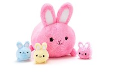 FAO Schwarz Mommy and Babies Bunny Plush