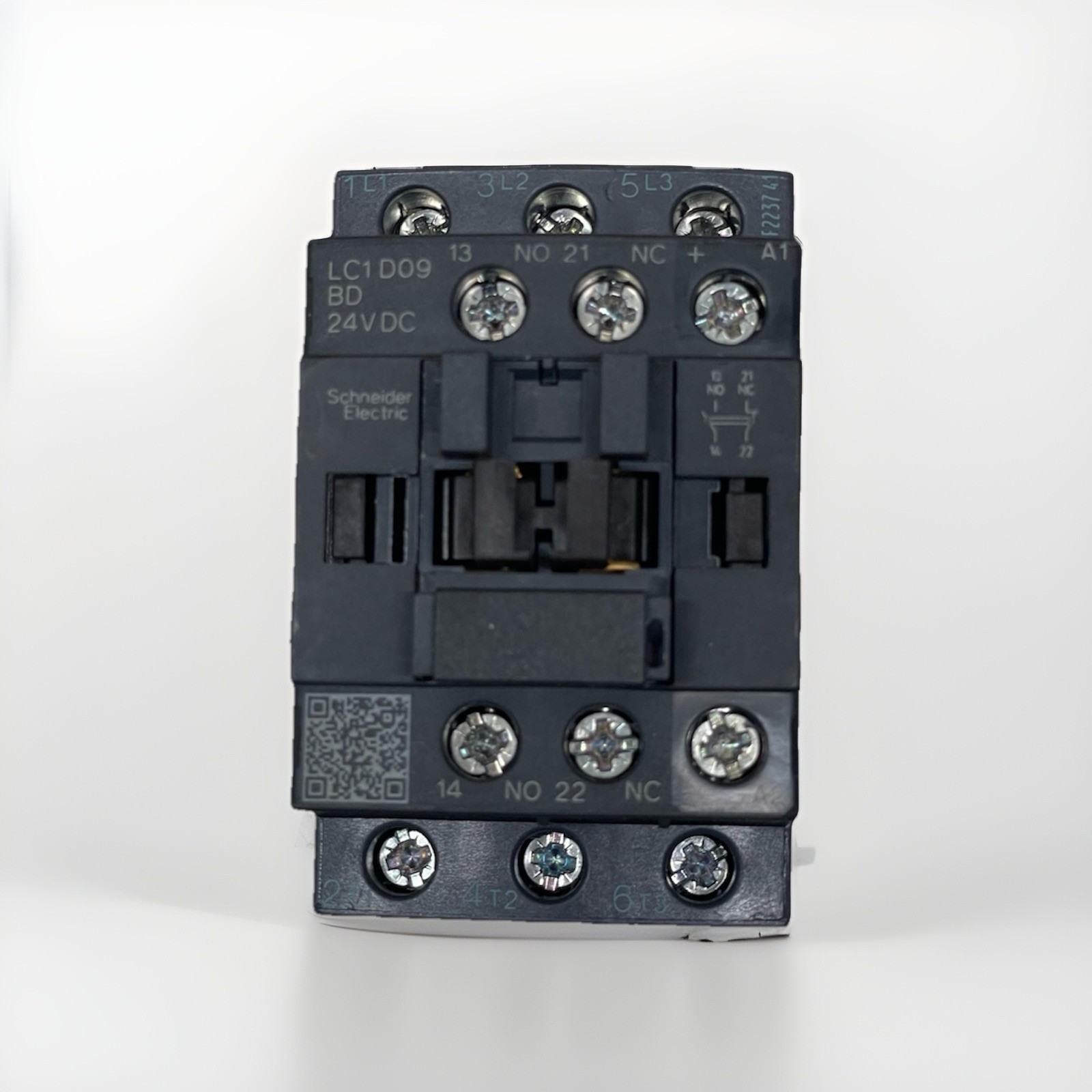 Contacteur tripolaire 9A TeSys LC1D09BD Schneider sans cache frontal