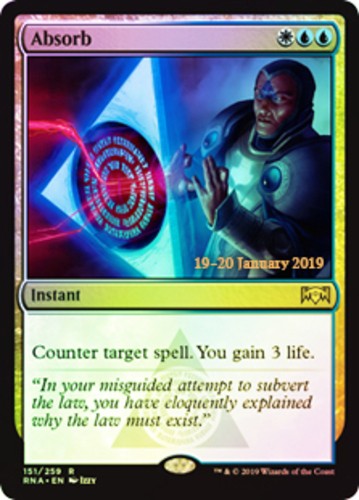 Absorb - Foil - Prerelease Promo NM, English MTG Prerelease Cards