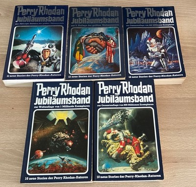 Perry  Rhodan 5x Jubiläumsband - Nr. 2,3,4,5,6 gut - akzeptabel s. Bilder