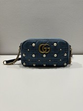 Gucci Marmont Denim Pearl