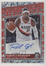 2020-21 Panini Donruss Optic Fast Break Signatures Robert Covington Auto y8a