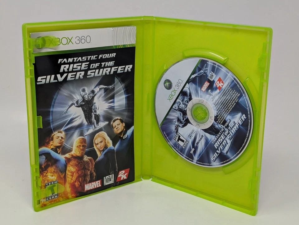 Fantastic Four Rise of the Silver Surfer - Xbox 360 - Complete w/ Manual! - Image 3 of 3