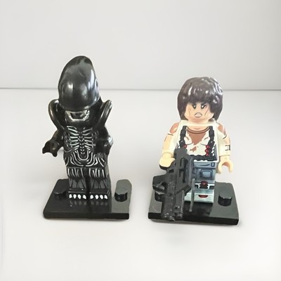 Aliens Movie Bundle Lt Ripley + Xenomorph Custom Minifigure Figure New