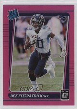 2021 Panini Donruss Optic Rated Rookie Pink Prizm Dez Fitzpatrick #236 18kq