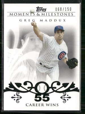 2008 Topps Moments & Milestones #8-55 Greg Maddux #/150