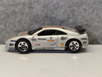 VINTAGE HOT WHEELS SILVER 1995 FERRARI F355 CHALLENGE IN MINT