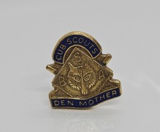 Vintage Cub Scouts Den Mother Lapel Pin Boy Scouts of America 