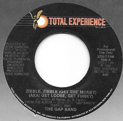 The Gap Band - Zibble, Zibble (Get The Money) (Aka: Get Loose, Get Funky), 7'', (