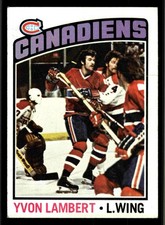 1976-77 Topps Yvon Lambert #232 - Montreal Canadiens