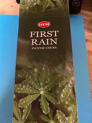 HEM Incense Sticks.  120ct box FIRST RAIN