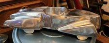 Vintage 30/40's Cast Aluminum - Art Deco - Car - Ashtray - Tobacciana - Bauhaus