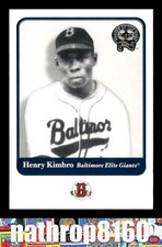 2001 Fleer Greats Of The Game #39 Henry Kimbro  NM/NM+  24232