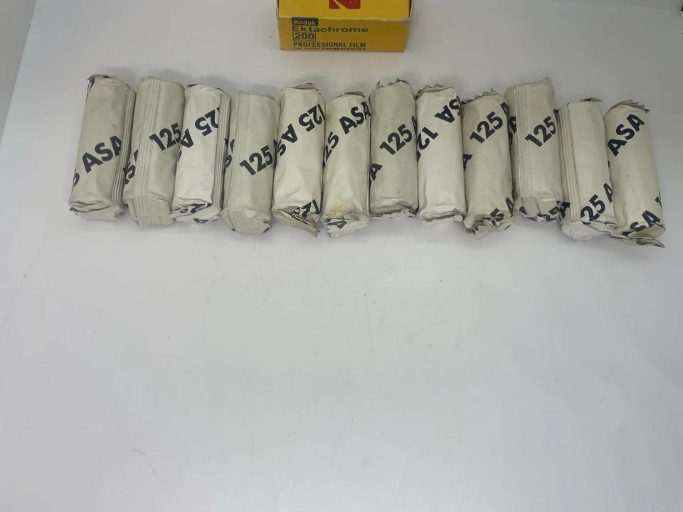 Gran Lote De 120 Películas Caducadas Ilford FP4 Ektachrome Color Blanco y Negro Pro Foto 3 de 4