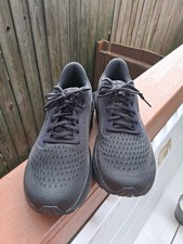 MENS BROOKS ADRENALINE GTS 24 SUPPORTIVE BLACK RUNNING SHOES SZ 12 1104371D02