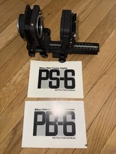 Nikon PB-6 Bellows Focusing Attachment  PS-6 Slide Copier Manuals Japan