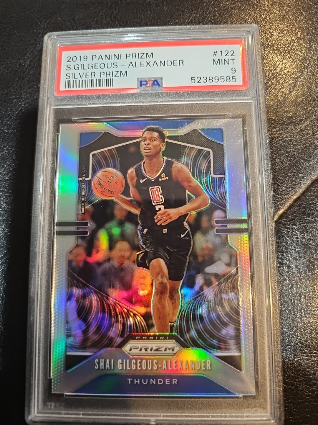 2019 Panini Prizm Shai Gilgeous-Alexander Silver Prizm