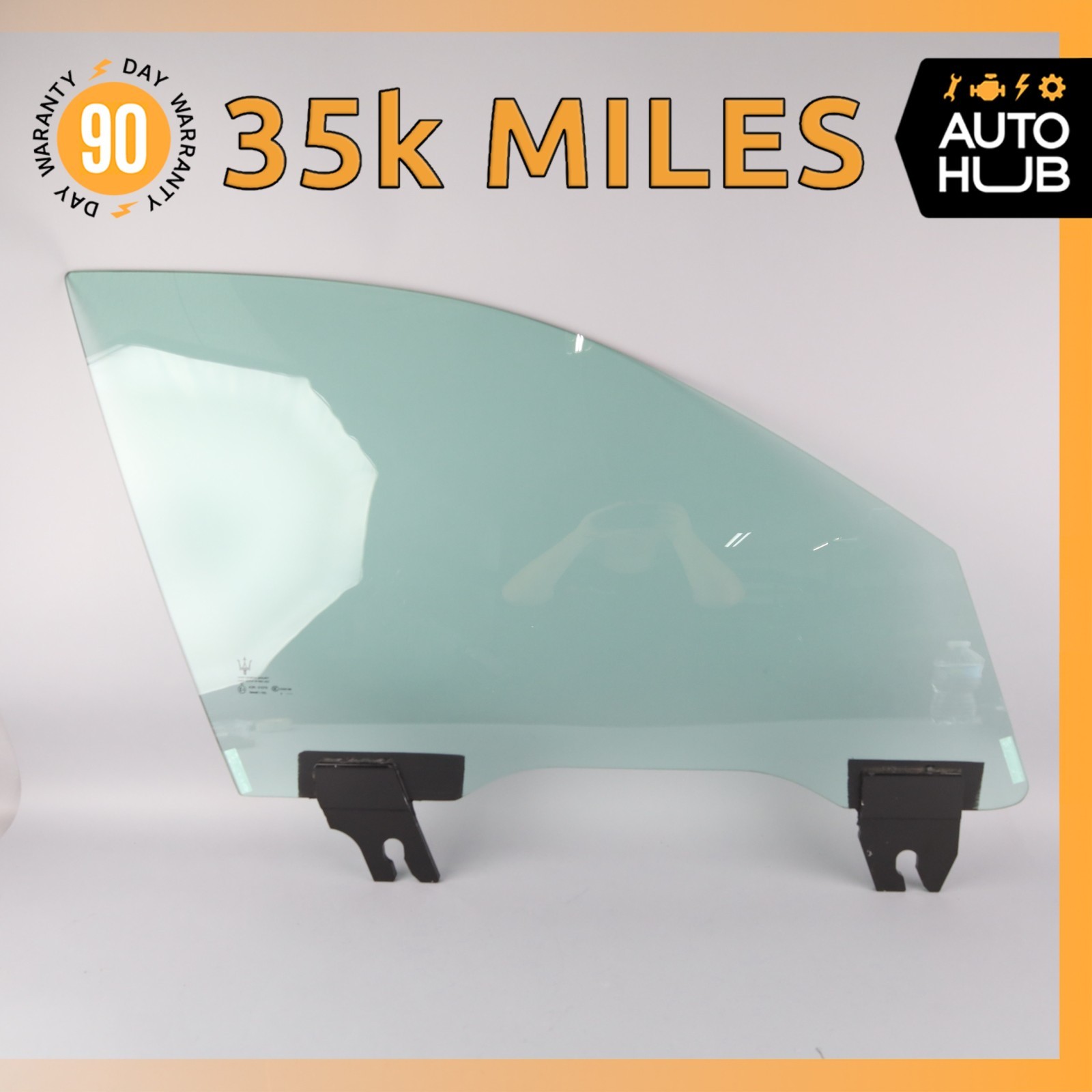 17-24 Maserati Levante M161 S Q4 Front Right Side Door Window Glass OEM 35k