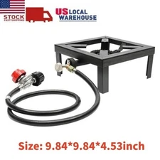 Portable Propane Gas Stove Burner Cooker Camping Picnic BBQ With Regulator Hose