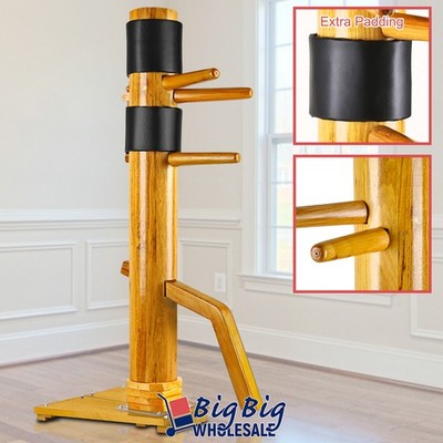 Wing Chun Wooden Dummy Stand Training Target Martial Arts Kong Fu Practice