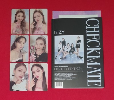 ITZY Album KPOP CD CHECKMATE Limited Edition YEJI YUNA LIA RYUJIN 6 PHOTOCARD
