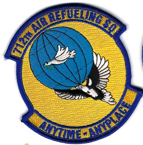 PATCH USAF 712TH AIR REFUELING SQ ROBINS AFB B7-15
