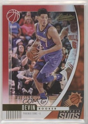 2019-20 Panini Absolute Memorabilia Red 31/199 Devin Booker #100 6zn