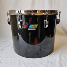 Ludwig 15x12" Concert Tom - Black Cortex 6-ply Blue/Olive Badge