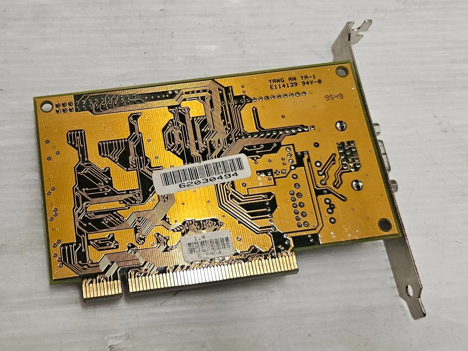 ATI Mach64 CT, 1MB, PCI, VGA, Asus PCI-V264CT, WORKING VINTAGE CARD - Image 4 of 4