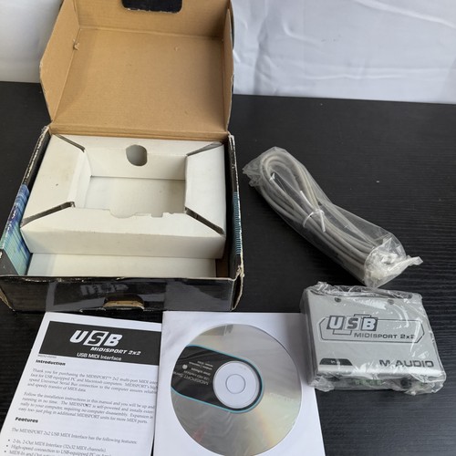 M-Audio USB Midisport 2x2 Interfaz MIDI 2 En 2 Salidas Interfaz USB MIDI Nuevo en Caja - Imagen 6 de 12