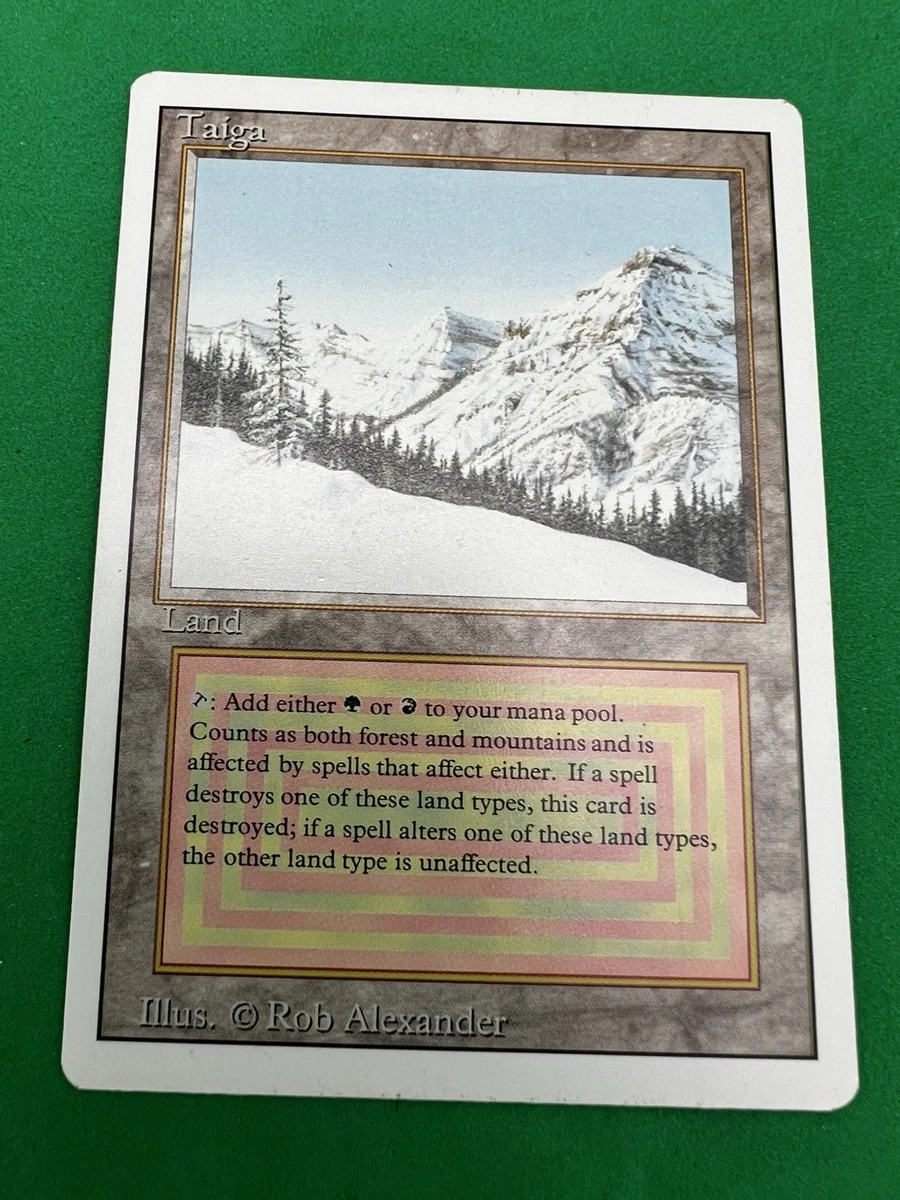 Taiga (Magic: The Gathering) Land Magic: The Gathering Trading