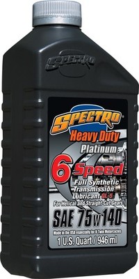 Spectro Platinum Full Syn 6-Speed Trans Oil 75W140 1Qt