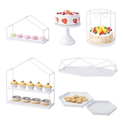 All-Purpose Party Serving Tower - 7-Piece Versatile Display for Events & Party