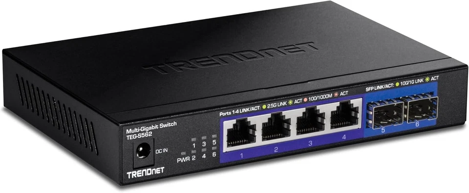 Lifetime Protection Ethernet Switch 6-Port 2.5G 10G - Image 3 of 4
