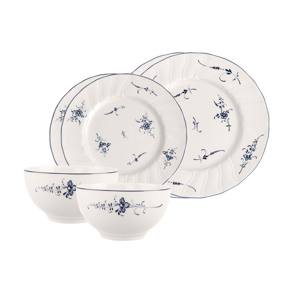 Villeroy&Boch Vieux Luxembourg Basic-Set 6-Teilig FüR 2 Personen Mit Blumendekor-image