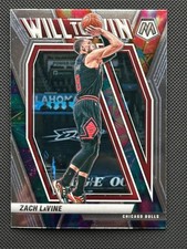 2020-21 Panini Mosaic Will to Win #9 Zach LaVine Chicago Bulls Basketball Card