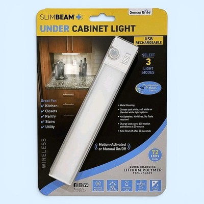 Sensor Brite Slim Beam Plus  Motion Activated Under Cabinet Light - Rechargeable