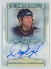 2019-20 UD The Cup Enshrinements Doug Weight Auto 55/99 #E-DW